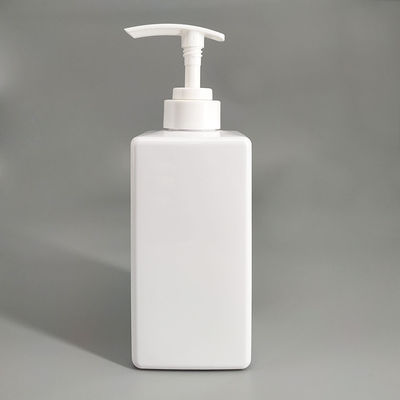 PET Plastic Cuboid 550ml Shampoo Pump Bottles