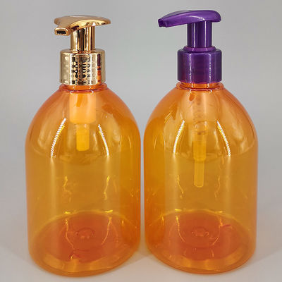 Transparent Orange 118mm 300ml Bulk Lotion Bottles