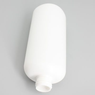 White HDPE Oval 300ml Reusable Shampoo Bottles