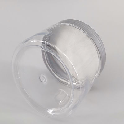 Transparent Food Capsule Snack Storage 5.3oz Screw Top Plastic Jars