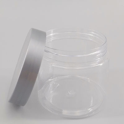 Transparent Food Capsule Snack Storage 5.3oz Screw Top Plastic Jars