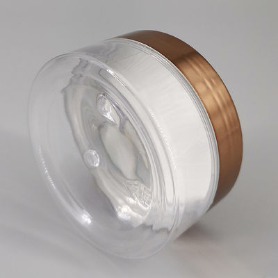 Golden Lid 36mm 70ml Clear Cosmetic Jars
