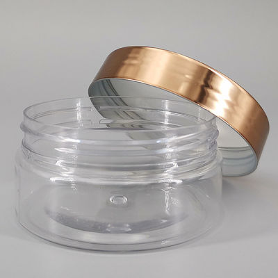Golden Lid 36mm 70ml Clear Cosmetic Jars