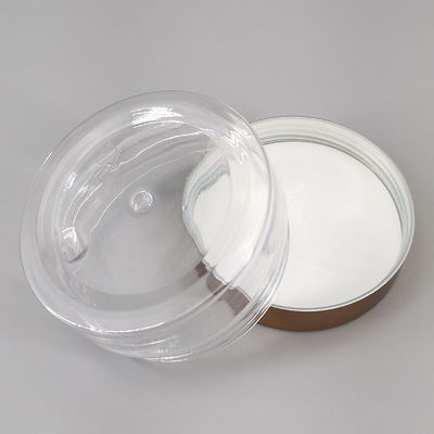 Golden Lid 36mm 70ml Clear Cosmetic Jars