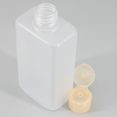 Transparent Cuboid 230ml Matte Skin Care Bottles