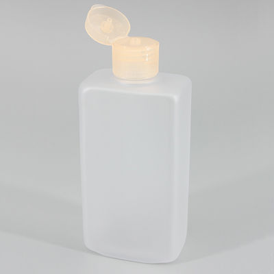 Transparent Cuboid 230ml Matte Skin Care Bottles