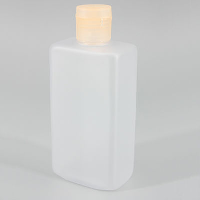 Transparent Cuboid 230ml Matte Skin Care Bottles