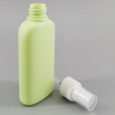 HDPE Green Square Travel Lotion 2.7oz Plastic Spray Bottle
