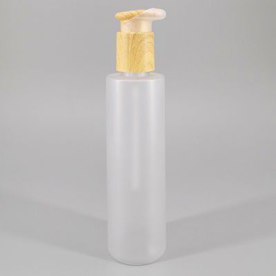 Custom PET Frosted 200ml Cosmetic Lotion Bottle For Shampoo