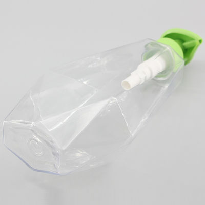 Clear Plastic Shower Gel 600ml  Shampoo Pump Bottles