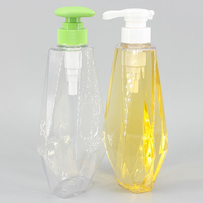 Clear Plastic Shower Gel 600ml  Shampoo Pump Bottles