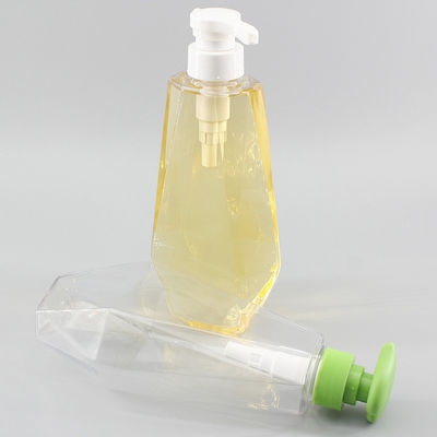 Clear Plastic Shower Gel 600ml  Shampoo Pump Bottles