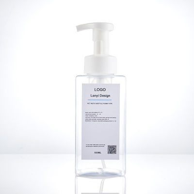 PET 42mm Rectangular 550ml Foam Pump Bottle