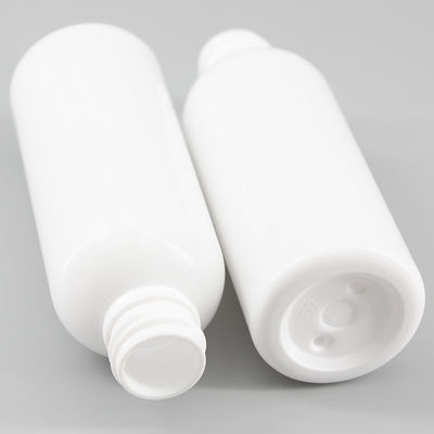 White 70ml 75ml PET Spray Bottle Cosmo Shape Round Shoulder