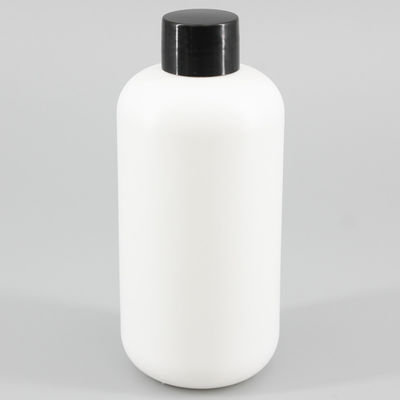 8.45oz/250ml White HDPE Body Lotion Shampoo Bottle, Shower Gel Cream Cosmetic Plastic Bottle