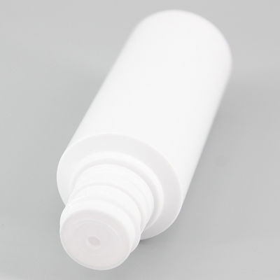 1.69oz/50ml White PET Skin Care Cosmetic Bottle Cylindrical Plastic Lotion Portable Travel Set Bottle