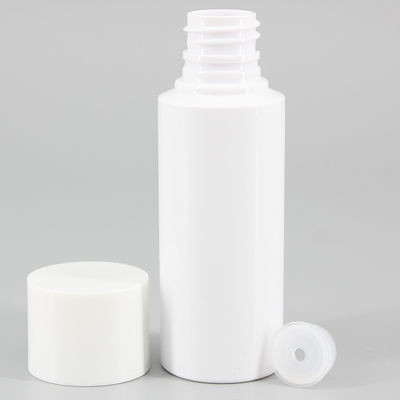 1.69oz/50ml White PET Skin Care Cosmetic Bottle Cylindrical Plastic Lotion Portable Travel Set Bottle