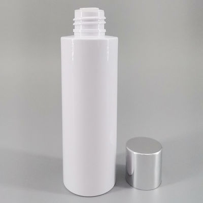 White Cylinder Toner Make-Up Water PET Plastic Bottle 120ml Screw Cap Skin Care Bottle