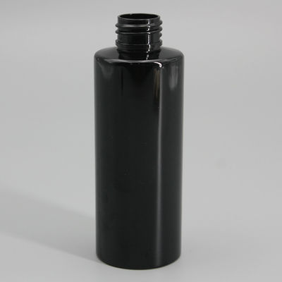 150ml Black Flat Shoulder PET Cosmetic Lotion Bottle