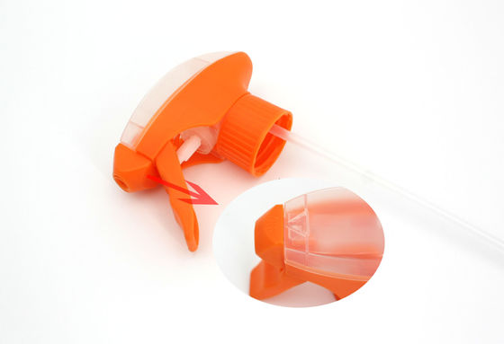 Orange HDPE 500ml Home Plastic Trigger Spray Bottles