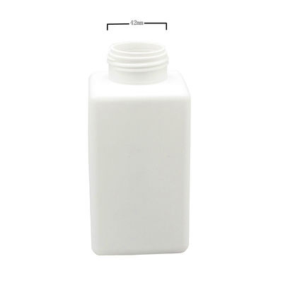 400ml HDPE White Square Foam Hand Sanitizer Pump Bottle