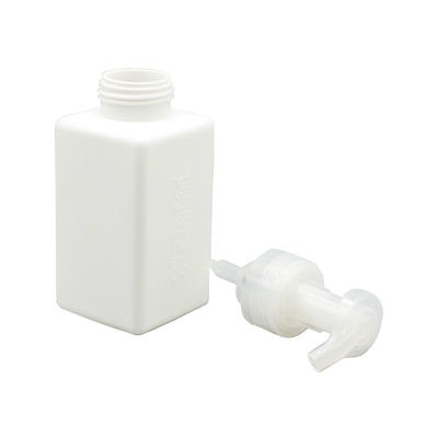 400ml HDPE White Square Foam Hand Sanitizer Pump Bottle