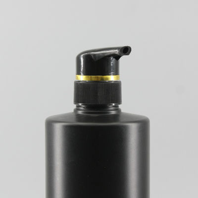 Black Plastic 1000ml PET Shampoo Pump Bottles for Shower Gel