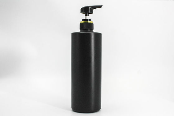 Black Plastic 1000ml PET Shampoo Pump Bottles for Shower Gel
