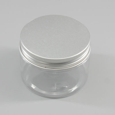 Cylinder 150ml PET Transparent Plastic Cosmetic Cream Jar Packaging