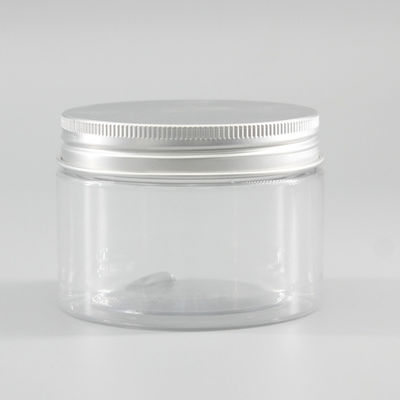 Cylinder 150ml PET Transparent Plastic Cosmetic Cream Jar Packaging