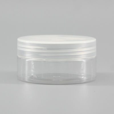 PET Cylinder 100ml Empty Transparent Cosmetic Jars