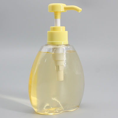 PET Clear Hand Sanitizer 350ml Shampoo Pump Bottles