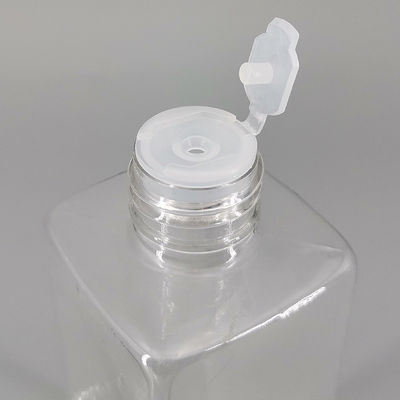 8.45oz 250ml Transperent Square PET Skin Care Bottle