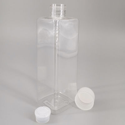8.45oz 250ml Transperent Square PET Skin Care Bottle
