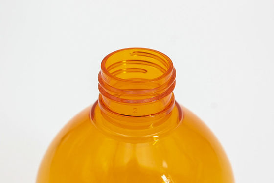 Transparent Orange 118mm 300ml Bulk Lotion Bottles