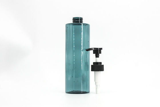 Transparent Cylinder 700ml Lotion Shampoo Pump Bottles