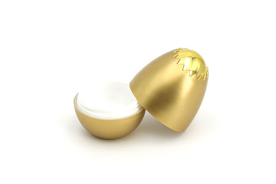 Golden 1.01oz 30ml Skin Care Bottle Electroplating Egg Shaped