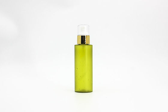 130ml Frost Transparent Green Cylinder Makeup Spray Bottle