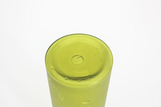 130ml Frost Transparent Green Cylinder Makeup Spray Bottle