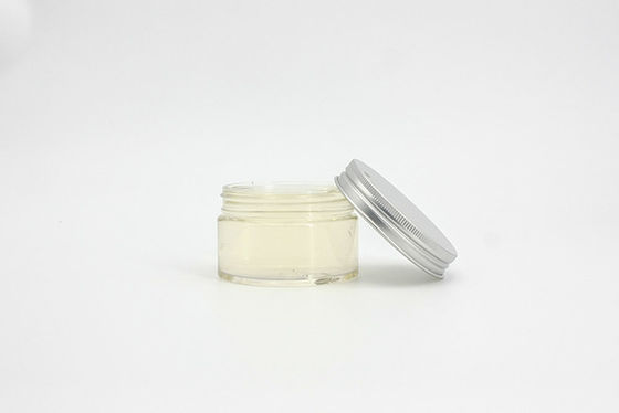 Aluminum Lid 100ml Clear Cosmetic Jars For Hair Spray