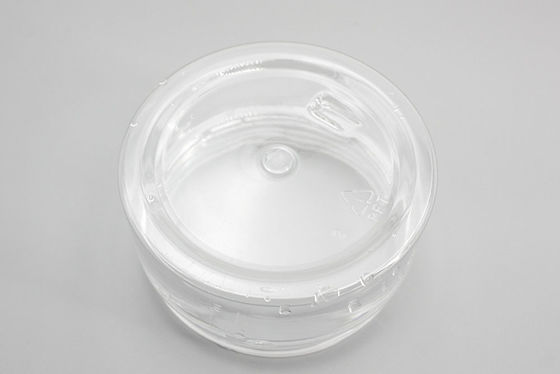 Aluminum Lid 100ml Clear Cosmetic Jars For Hair Spray