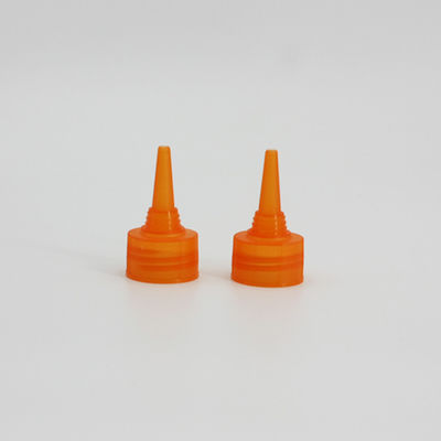 Hot Stamping 24mm Orange Flip Top Lid For Ketchup