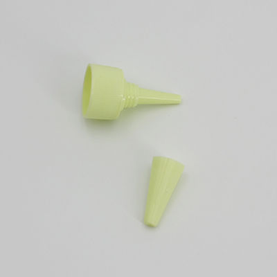 Plastic Light Green Packaging Bottle 24mm Flip Top Cap