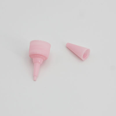 Pink Plastic Spiral Honey Packaging 18mm Screw Flip Cap