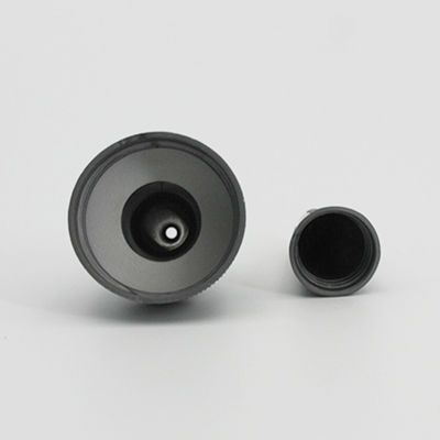 Plastic Gray Spiral Pointed 32mm Flip Top Lid With Twist Lock