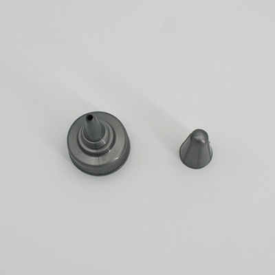 Plastic Gray Spiral Pointed 32mm Flip Top Lid With Twist Lock