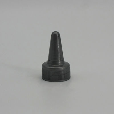 Plastic Gray Spiral Pointed 32mm Flip Top Lid With Twist Lock