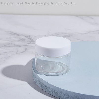 Bath Salt Sample 30ml 1oz 1.56oz Clear Cosmetic Jars