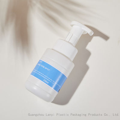 HDPE Facial Cleanser Snap 200ml Foam Pump Bottle