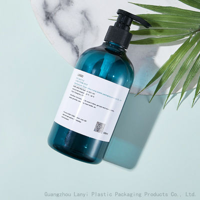 300ml 500ml Blue Pet Shampoo Pump Bottles For Shower Gel